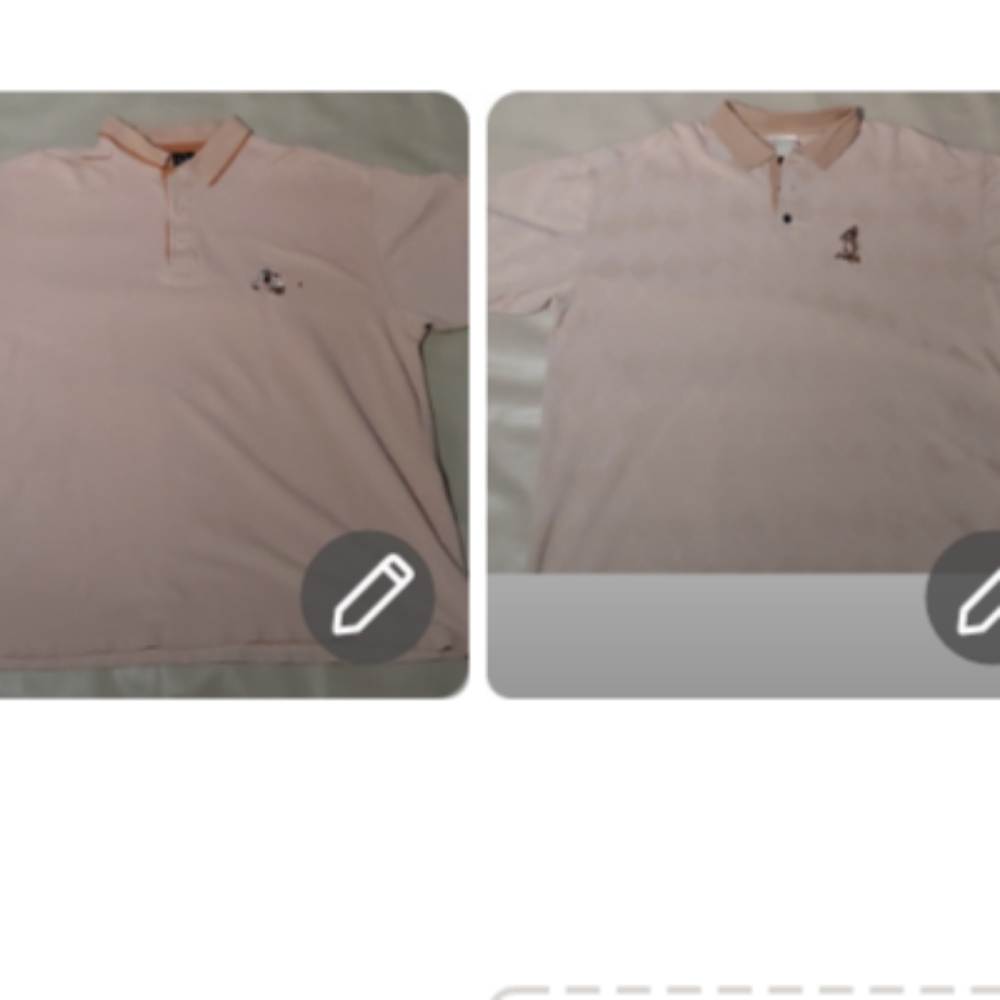 BUNDLE of 2 Disney Golf/Polo Shirts Mickey Mouse